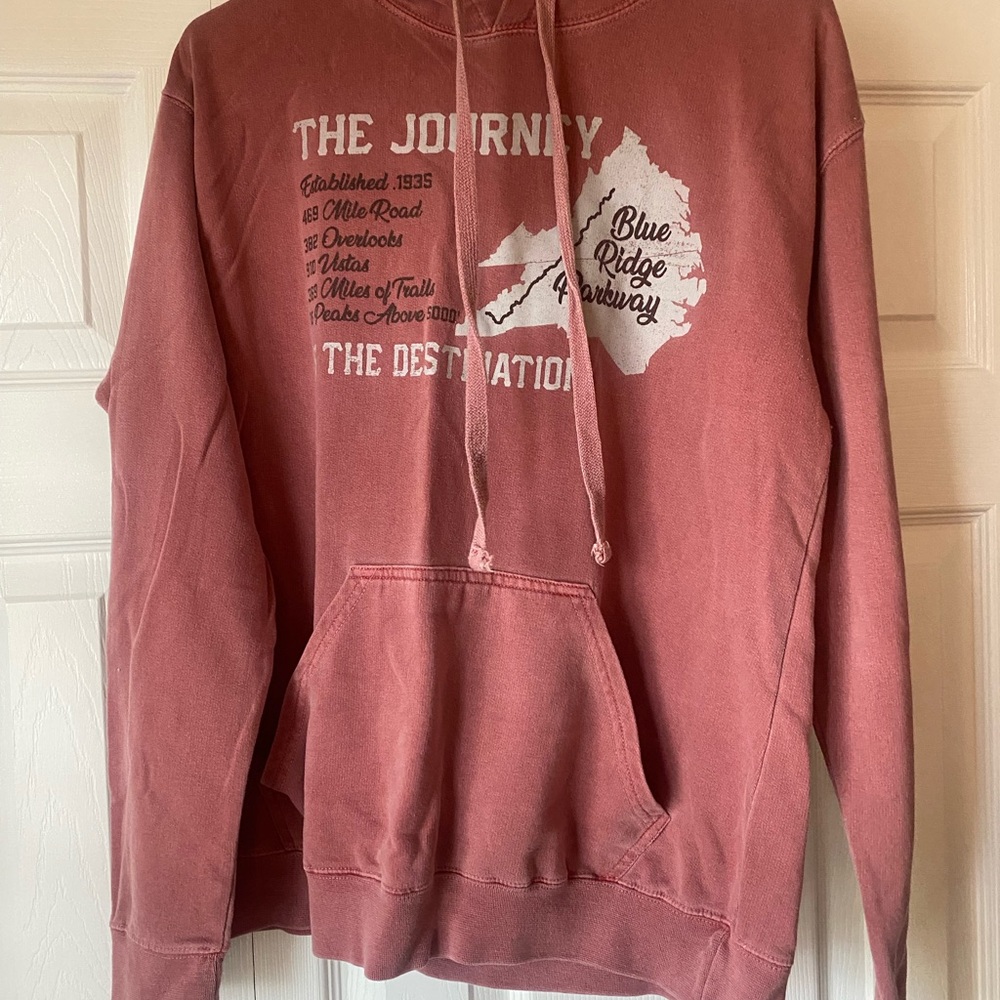 The Blue Ridge Parkway Hoodie - Unisex size small - Gently used, excellent!